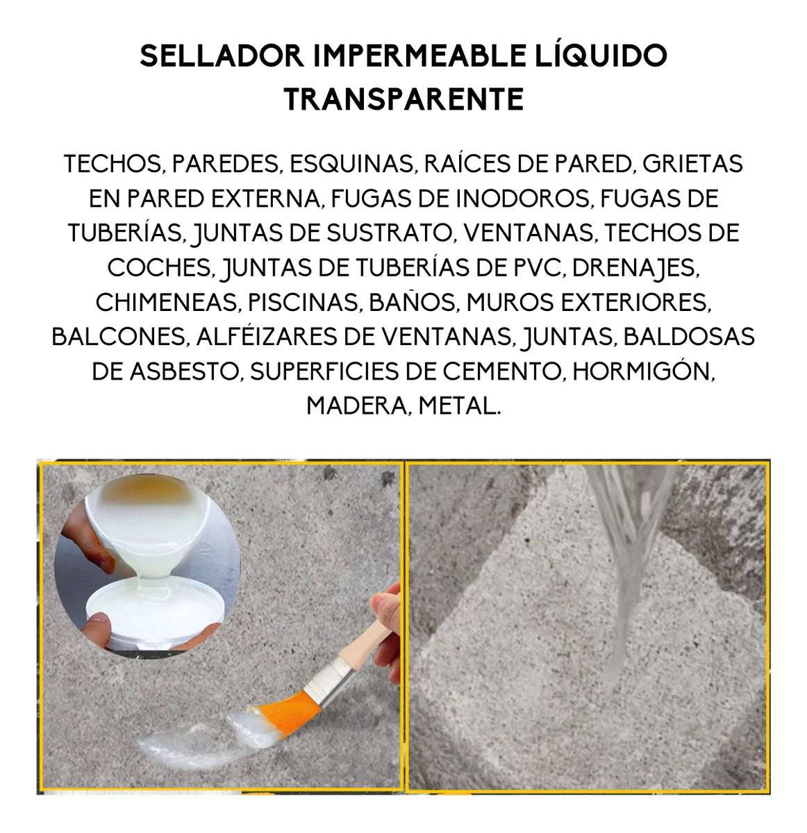 Formula Mejorada Sellador Adhesivo AquaDefender ™ 1 KG