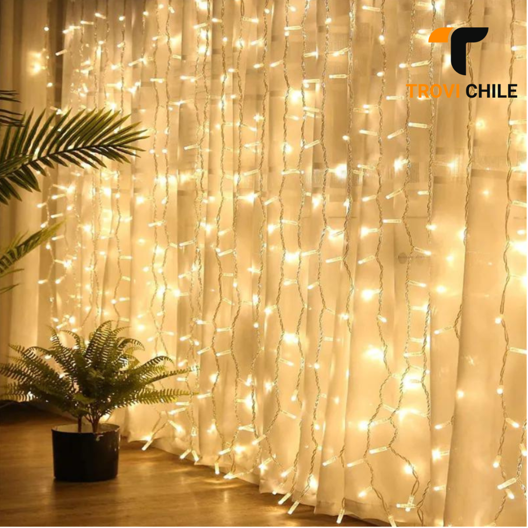 Lumina Pro™ - Cortina de Luces Navideña