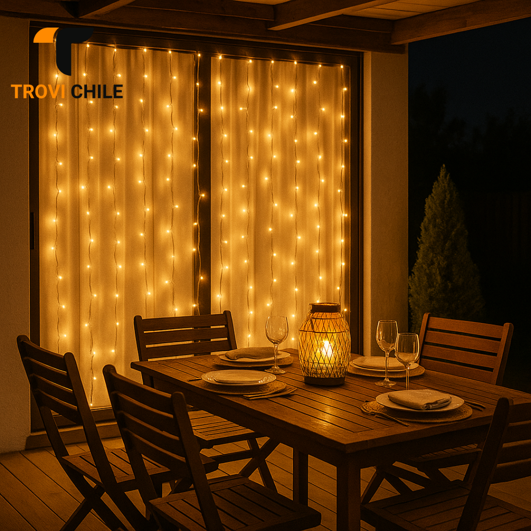 Lumina Pro™ - Cortina de Luces Navideña